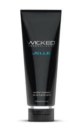 Wicked Jelle Water Based Anal Lubricant 240 ml 8 Ounce Bottle Anal Lubricant